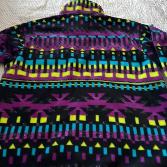 An Awesome Mountain Print Fleece Jacket from Columbia, Oversized Men’s M. - Picture 8 of 15